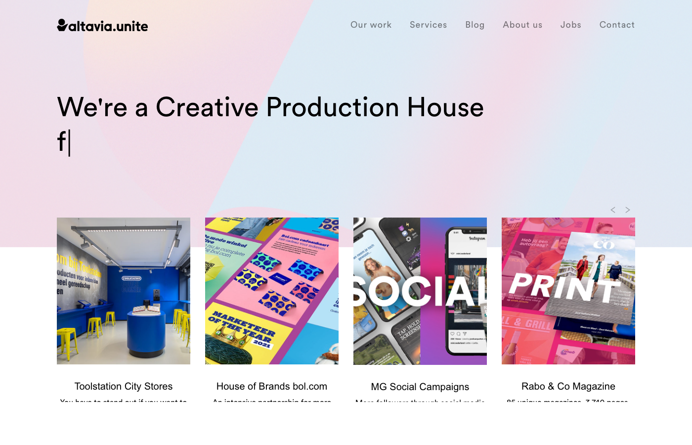 Altavia creative production — IT architecture, ISO 27001, 8-service integration