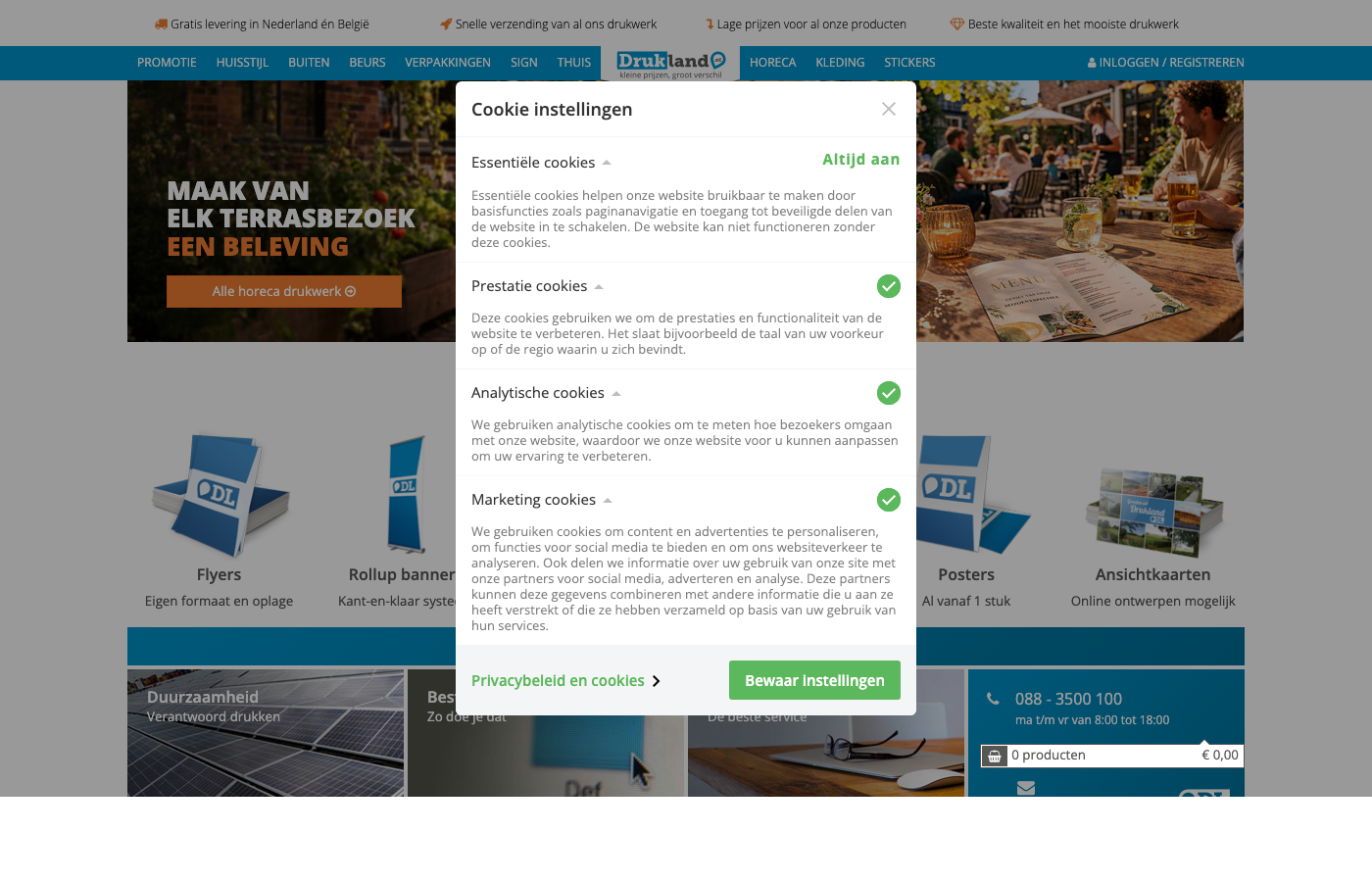 Drukland print e-commerce platform