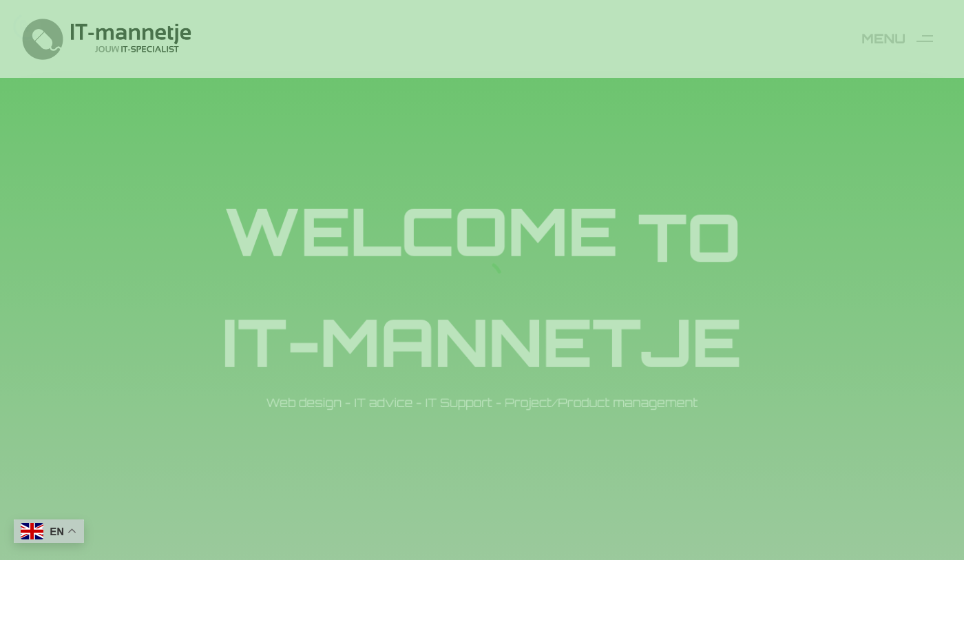 IT-Mannetje — web design and IT consulting partner